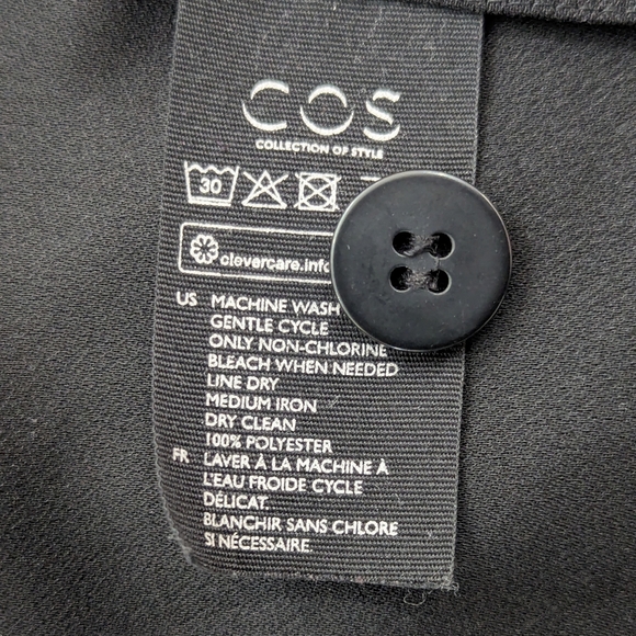 COS hidden button wrap style lightweight coat - Picture 4 of 10